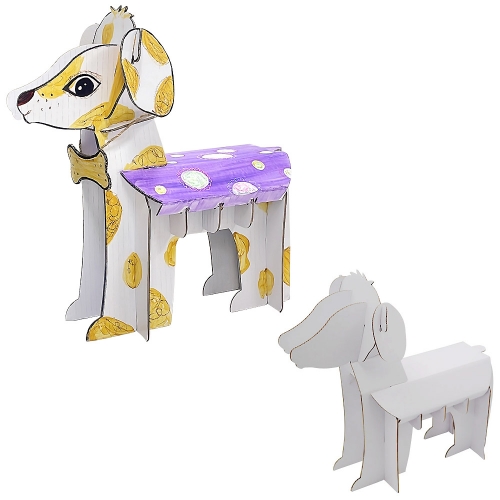 백색 종이동물 강아지 만들기