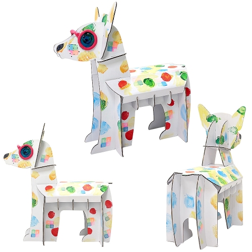 백색 종이동물 강아지 만들기