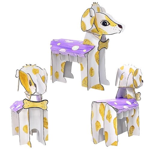 백색 종이동물 강아지 만들기