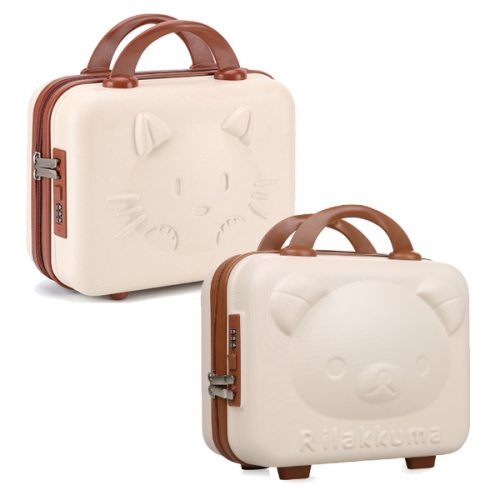 곰돌이 고양이 미니 캐리어 레디백 14인치 키즈 캐리어 애니멀 캐릭터 기내용 캐리어