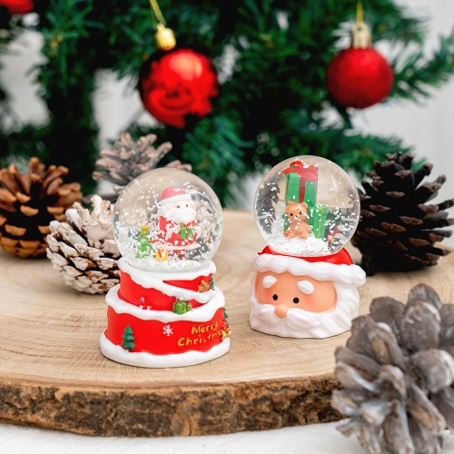 민화샵 크리스마스 미니 스노우볼 워터볼 (2종 택1)