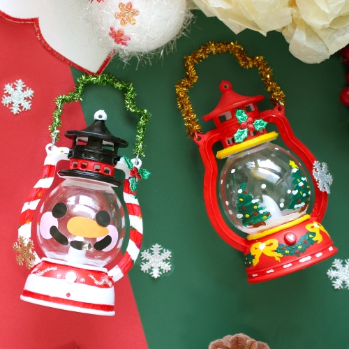 컬러링 크리스마스 랜턴 1set