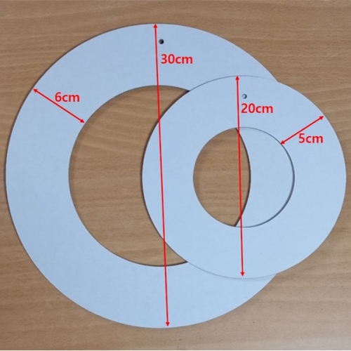 종이리스 원리스 별리스 리스만들기(크기 20, 30cm)