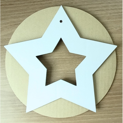 종이리스 원리스 별리스 리스만들기(크기 20, 30cm)