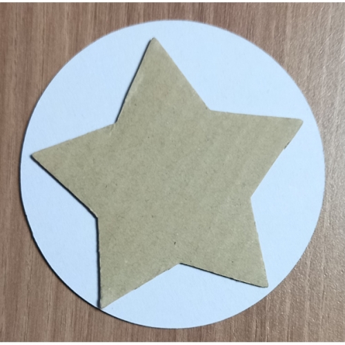 만들기재료 종이원 종이별 원모양 별모양 오너먼트 모빌만들기