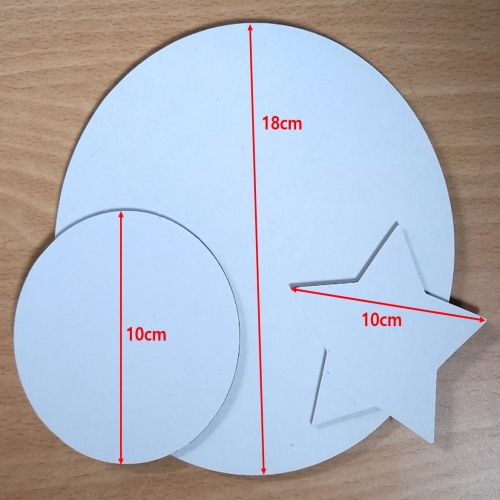 만들기재료 종이원 종이별 원모양 별모양 오너먼트 모빌만들기