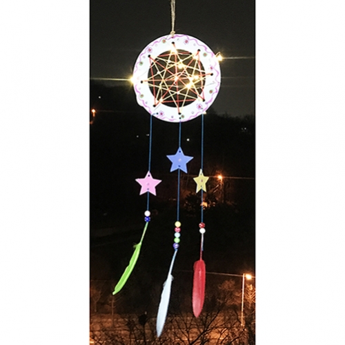 반짝반짝 LED 스트링아트 드림캐쳐 만들기