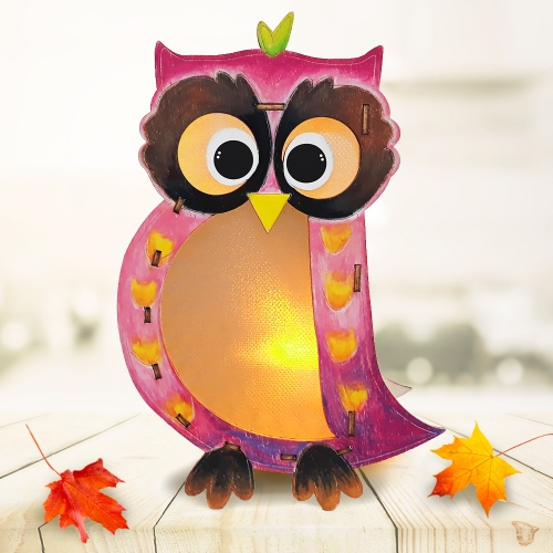 만들기 부엉이 LED 무드등