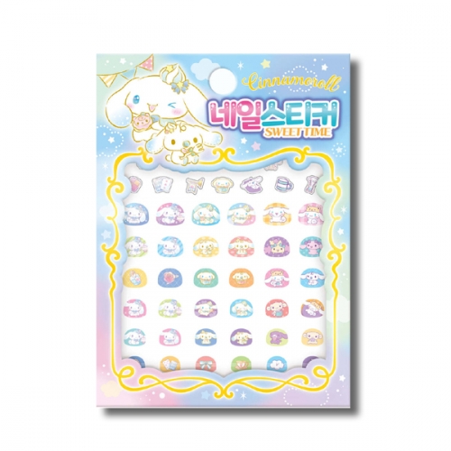 산리오 시나모롤 네일스티커 스윗타임 손톱 꾸미기_아이누리