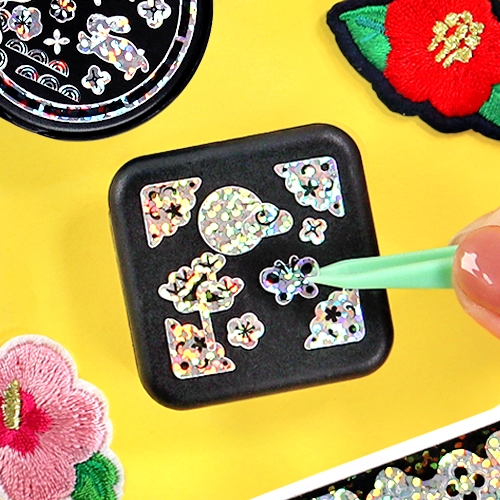 [하하당] 자개스티커 스마트톡 (2종 택1)