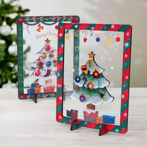 MDF 투명 트리 액자