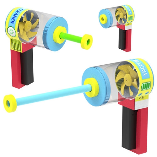 3단 길이조절 진공청소기