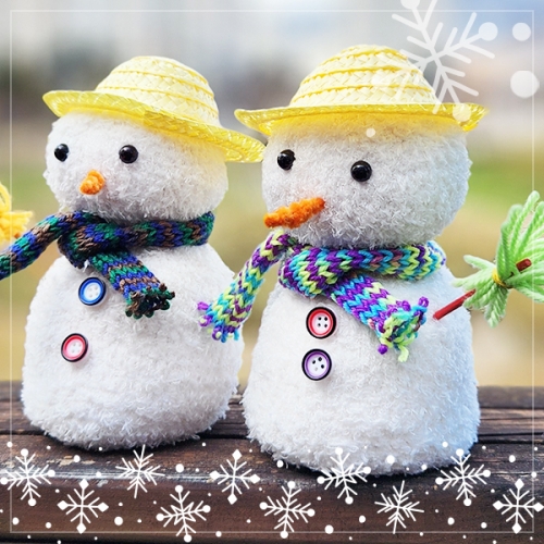 수면 양말 눈사람