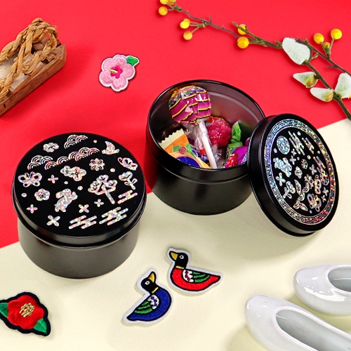 [하하당] 전통 원형 자개함