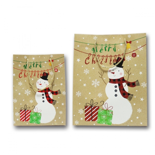 눈사람 쇼핑백 소/대