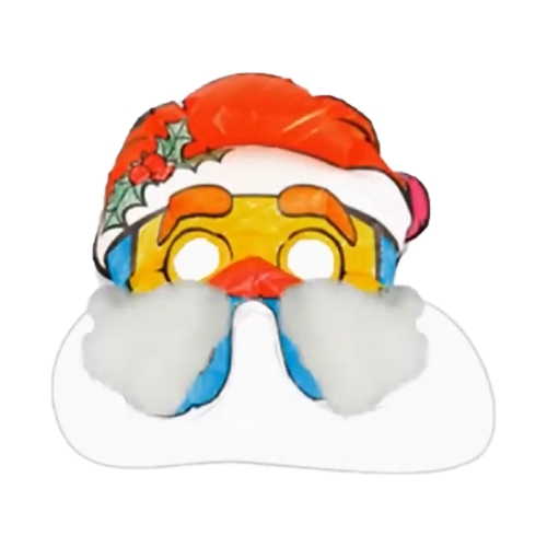 [글빛교육]산타 수염 풍선가면 만들기-미술수업 크리스마스