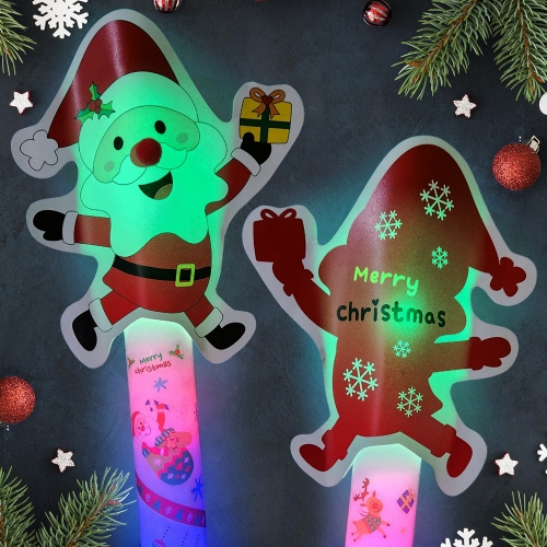 만들기 크리스마스 산타 LED 막대 응원봉 (5인용)