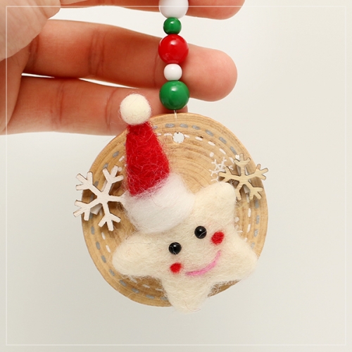 크리스마스 양모 키링3종(택1)