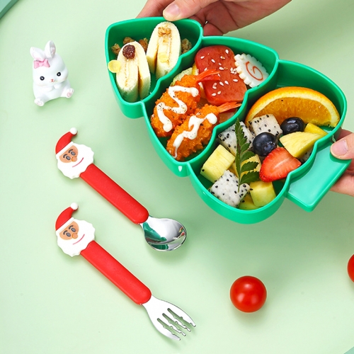 [키즈비전] 트리3단접시수저포크세트