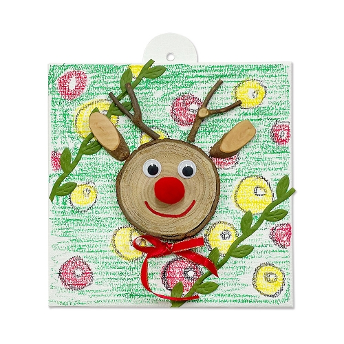 사슴 종이액자 꾸미기