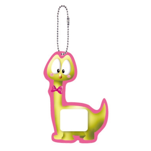 [무한] 고리형 명찰 4종 (10개/봉) 키링 곰 공룡 펭귄 오리