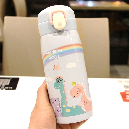 [키즈비전] 파스텔 디노보온병 350m