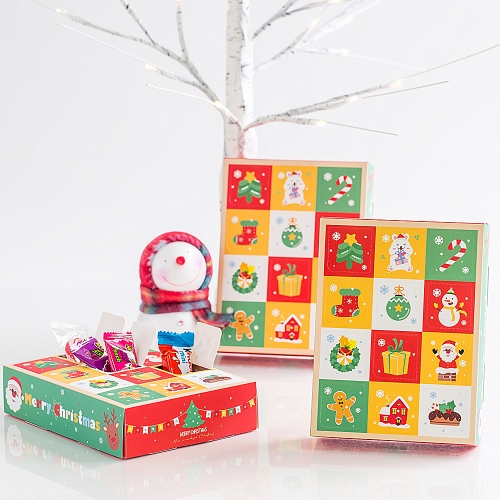 여는 재미가있는 미니 캘린더 어드벤트 12구 크리스마스선물