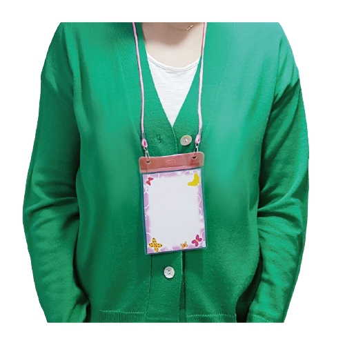 [무한] 교사용 포켓식 목걸이 명찰 (5개/봉)