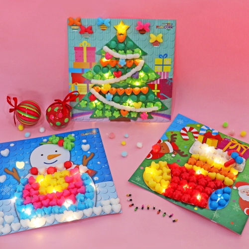 플레이콘 반짝반짝 불빛 콜라주5인용(6종-택1)