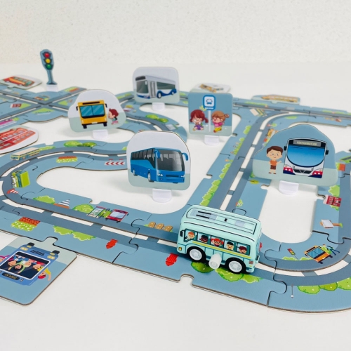 레츠토이 내맘대로 퍼즐도로 시티퍼즐 소방퍼즐