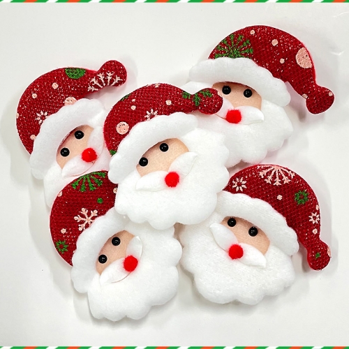 [크리스마스 재료]산타인형,리본종(5개1세트)2종 중 택1