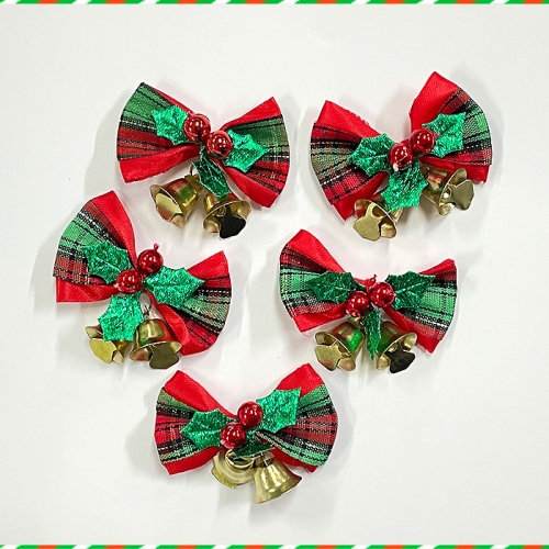 [크리스마스 재료]산타인형,리본종(5개1세트)2종 중 택1