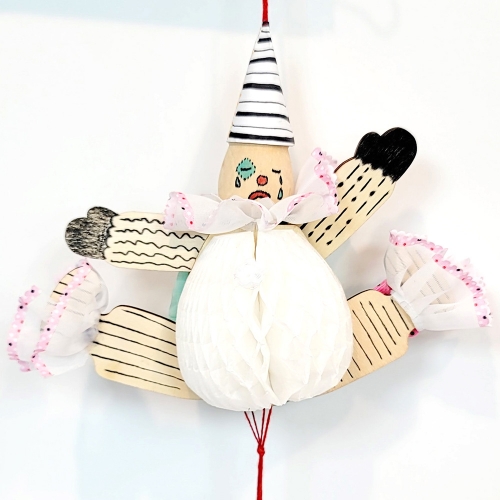 [만꾸] 웃고울고춤추는 피에로 (1인용) / 세계여러나라 움직이는 인형 만들기