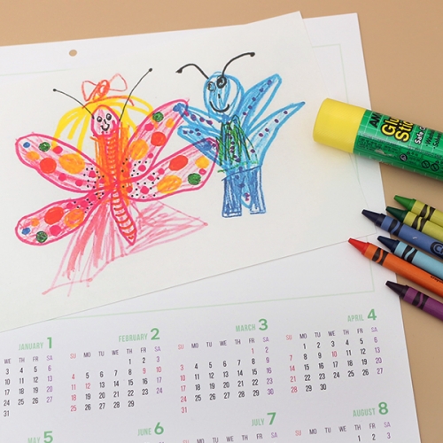2024년 벽걸이 그리기 달력(5개 이상 구매 가능)