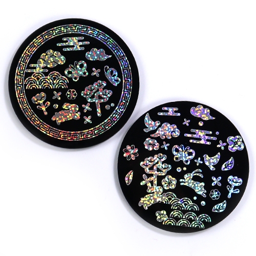 [하하당] 자개스티커 티코스터