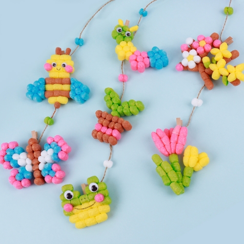 미니플레이콘 가랜드만들기(봄 친구들)