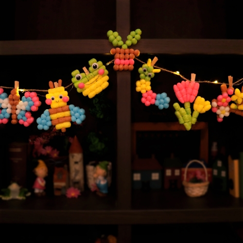 미니플레이콘 가랜드만들기(봄 친구들)