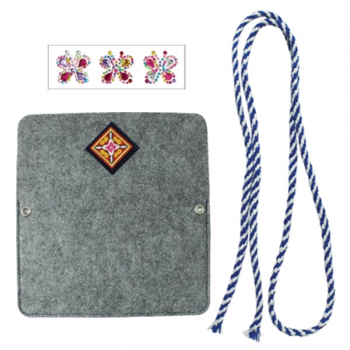 펠트 복돈 크로스백