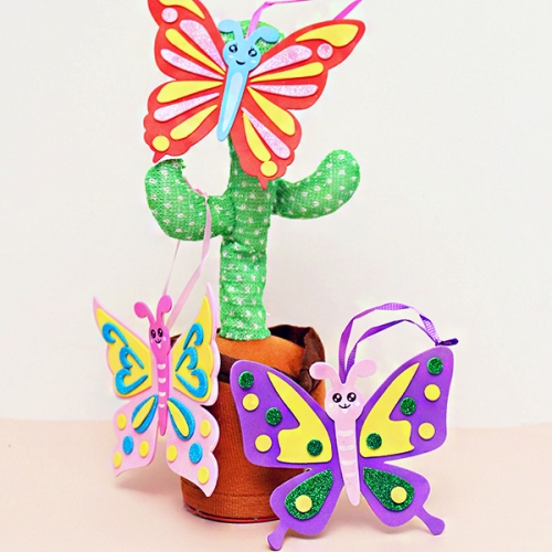 EVA스티커 나비 오너먼트