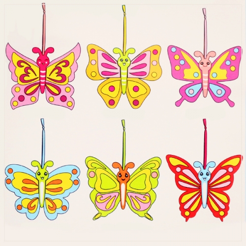 EVA스티커 나비 오너먼트