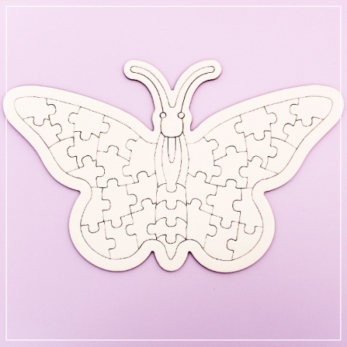 그리기 나비 종이퍼즐