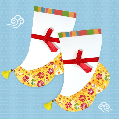 만들기 꽃버선 연하장 (5인용)