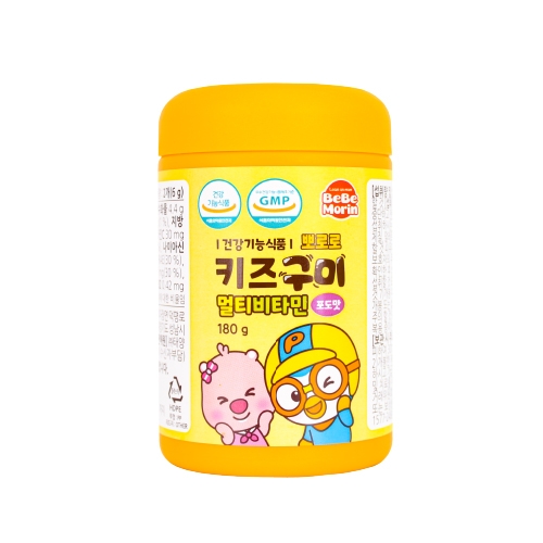 뽀로로 키즈구미 멀티비타민 180g