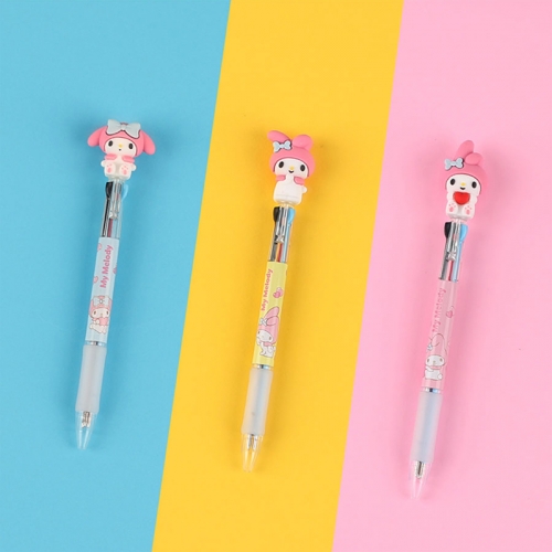 산리오 마이멜로디 피규어 3색 볼펜 신학기 볼펜 30개 세트 1BOX