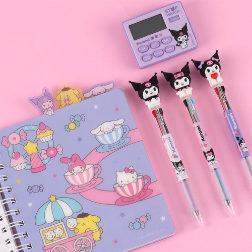 산리오 쿠로미 피규어 3색 볼펜 신학기 볼펜 30개 세트 1BOX