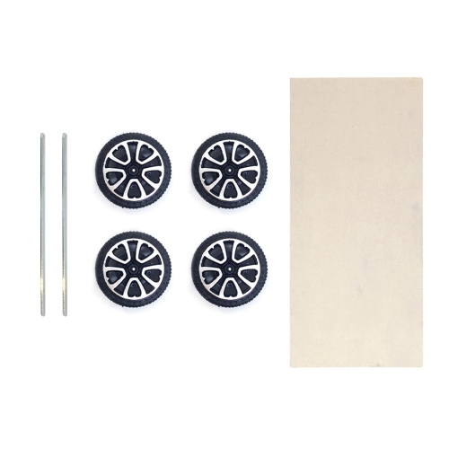 [탑키드] 나무 자동차 장난감  DIY 나무판 바퀴 세트