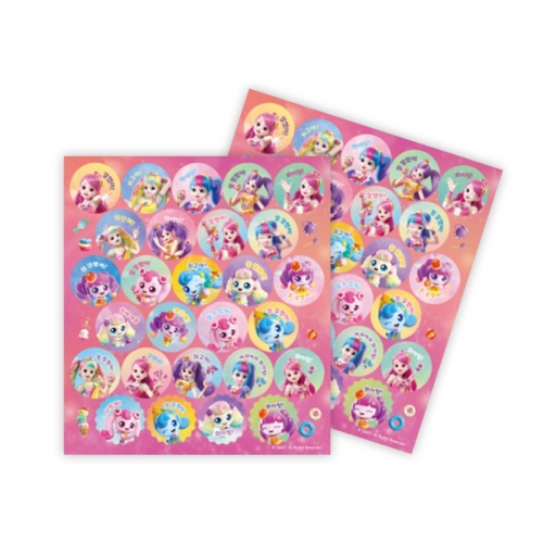 캐치 티니핑 칭찬스티커 참잘했어요 칭찬스티커판 멀티스티커북