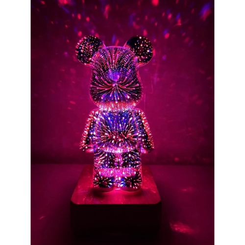 갤럭시 베어 LED 무드등 곰돌이 은하수 별빛 오로라 우주 감성 조명