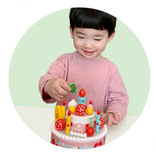 리모컨으로 촛불을 켜는 꼬꼬맘 생일 케이크 생일선물 생일소품 파티 축하