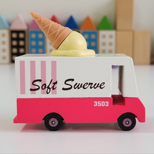 캔디랩토이즈 아이스크림 밴 푸드트럭 교통놀이 미니카 자동차 장난감 교구